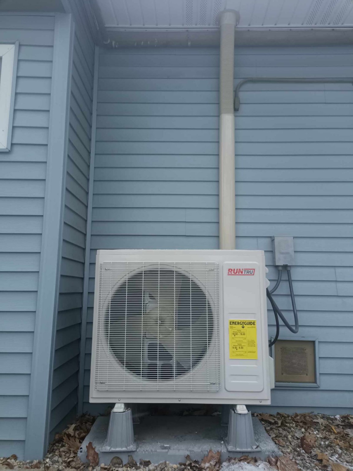 Before Trane furnace installation in Albion, IN